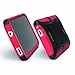 i-Blason for HTC One MAX (5.9 Inch Display) Prime Series Dual Layer Armored Hybrid Case with Kick Stand (Red)