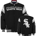 SAVE $0.01 - Chicago White Sox Current & Classic Logos Reversible Suede/Canvas Team Varsity Jacket - XX-Large $99.99