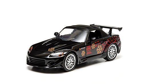 GreenLight Fast and Furious -The Fast and Furious (2001) 2000 Honda S2000 Black Vehicle (1:43 Scale)