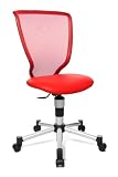 TOPSTAR 71487 S01 Kinderdrehstuhl Titan Junior Silber/ rot
