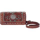 American West Lady Lace Ladies Hipster Wallet-As Shown