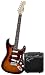 Squier by Fender SP10 SE Special Guitar with Amplifier, Brown Sunburst