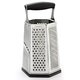Browne & Co Cuisipro 6-Sided Box Grater with Bonus Ginger Grater