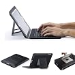 Acase Bluetooth Keyboard Case for iPad 4 / iPad 3 / iPad 2 / New iPad - Leather Case Folio with multi view Stand & Wake/Sleep Function (BLACK)