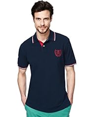 Blue Harbour Pure Cotton Short Sleeve Polo Shirt
