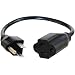 Cables To Go 03116 18 AWG Outlet Saver Power Extension Cord NEMA 5-15R to NEMA 5-15P(10 Feet/3.04 Meters) Black