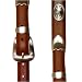 Canterbury Golf Club Conchos Belt, Brown, 40