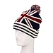 Premium Unisex Warm Knit Union Jack UK British Flag Beanie Hat, v2