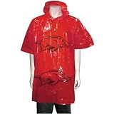 Arkansas Razorbacks Cardinal Short Sleeve Poncho