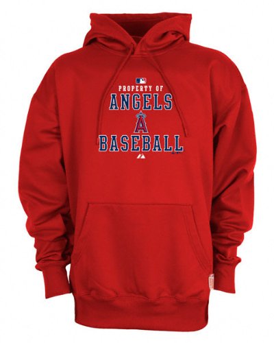 Los Angeles Angels of Anaheim Authentic Collection ''Property Of'' Performance Hooded Sweatshirt