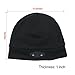 HomeBeck Led Beanie,50 Lumens & 4 Ultra Bright LED Lights LED Hat for Hunting, Camping, Grilling, Auto Repair, Jogging, Walking, or Handyman Working - One Size,Black
