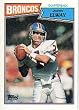 1987 Topps John Elway Football Card #31 - Shipped In Protective Display Case!