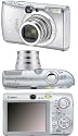 Canon Digital Ixus 970 silber + 2.Akku + Ledertasche + Unterwassertasche + 8GB + MS + DS |deutsch