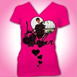 JUSTIN BIEBER SHIRTS - JUSTIN IN MY HEART T-SHIRT- BEST PRICE!
