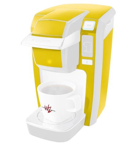 Solids Collection Yellow - Decal Style Vinyl Skin fits Keurig K10 Mini Plus Coffee Makers (KEURIG NOT INCLUDED)
