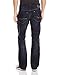 Buffalo David Bitton Men's King Slim Boot Cut Jean in Dark and Rigid
