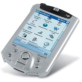 HP iPAQ Pocket PC H5450 - - Windows Mobile 2002 - PXA250 400 MHz - RAM: 64 MB - ROM: 48 MB 3.8" TFT ( 240 x 320 ) - fingerprint - IrDA, Bluetooth, 802.11b