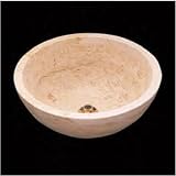 Bates & Bates Baroque Roma Vessel Sink in Amarillo Sienna Finish