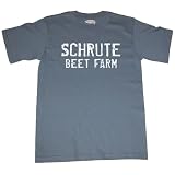 The Office Schrute Beet Farms Short Sleeve Adult T-Shirt (RS247 Indigo, XL)