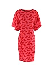 Cotton Round Neck Puff Sleeves  Dress