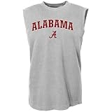 Alabama Crimson Tide Ash Arched Logo Sleeveless T-shirt
