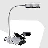 48 LED Flexible Neck Desk Lamp, 7 Watt Bright White Table Reading Light, 2402