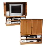 Apex - Solid Wood Corner Tv Cabinet / Entertainment Unit