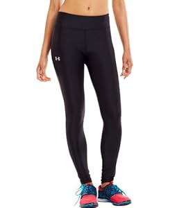 Under Armour Women's UA Authentic HeatGear® Tights  	Black/Silver Small