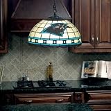 Carolina Panthers Tiffany Hanging Lamp