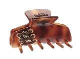 L. Erickson Leather Laces Jaw - Tortoise/Brown Leather/Gold