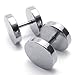 KONOV Stainless Steel Men Unisex Round Stud Earrings Set, 2pcs, Color Silver, 10mm