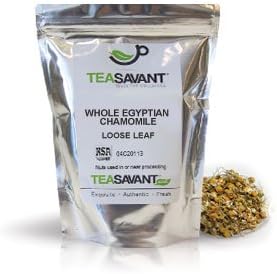 Tea Savant Whole Epyptian Chamomile, 2 oz loose leaf tea