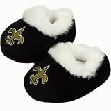 NEW ORLEANS SAINTS OFFICIAL LOGO BABY BOOTIE SLIPPERS 12-24 MOS