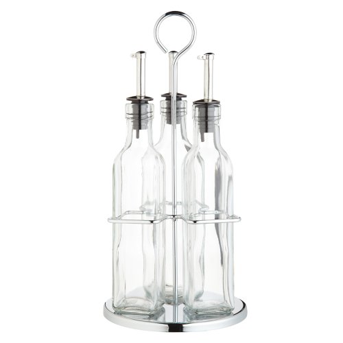 Kitchen Craft Italian Collection Glass Oil and Vinegar Set of Three