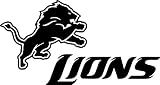 Detroit Lions NFL Wall / Auto Art Vinyl Decal Stickers / 4" X 2.2"