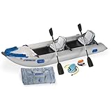 Sea Eagle 395 Paddle Ski Catamaran Kayak with Deluxe Package