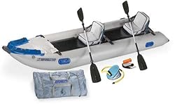 Sea Eagle 395 Paddle Ski Catamaran Kayak with Deluxe Package