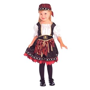 Girls and Toddler Pirate Girl Costume