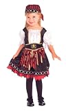 Girls and Toddler Pirate Girl Costume - Child Small