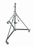 Avenger B250X Super Wind-Up Stand with Stainless Steel Base and Braked Wheels