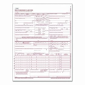TOP50126R - CMS-1500 Claim Forms