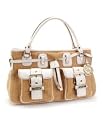 MICHAEL Michael Kors "Panama" Soft Straw Large Satchel