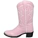 Durango Kids BT858 Lil' 8 Inch,Dusty Pink 'N Chrome,10 D US Toddler