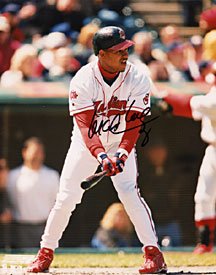 Manny Ramirez Autographed / Signed Cleveland Indians Baseball 8x10 Photo