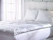 Homescapes - Soft New White Goose Feather Bed - King Size - 7cm EXTRA Thick Mattress Topper - 100% Cotton Anti Dust Mite & Feather Proof Fabric - Anti allergen - Box Baffle Construction - Washable at Home Range