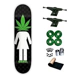 Girl Brandon Biebel Prop 19 Weed 420 8.0 Skateboard Deck Complete
