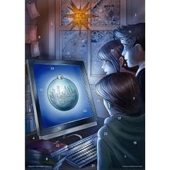 Hinter der letzten T�r�: Fensterbild-Adventskalender (DIN A2) mit Begleitbuch