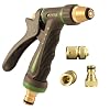 Sanifri 470010458 Garten-Spritzpistolen Set f�r 1/2" Gartenschlauch, bestehend aus Gartenspritzpistole, stufenlos verstellbar und Messing-Steckkupplungsset