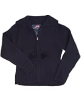 French Toast Girls School Uniforms Pom-Pom Zip-Up Sweater
