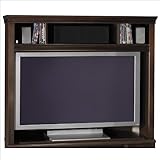 Bush Furniture Savannah Collection 54 Inch Corner Plasma TV Hutch